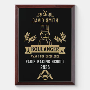Bread Baker Award Plaque