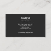 Bread Baker Bakery Chef Rolling Pins Business Card (Back)