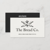 Bread Baker Bakery Chef Rolling Pins Business Card (Front/Back)