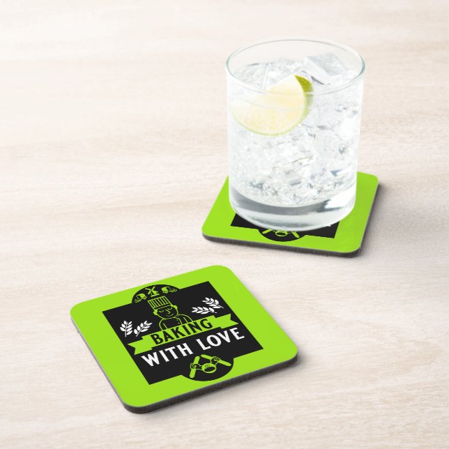 Bread Baker Beverage Coaster (Right Side)