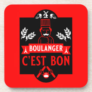 Bread Baker Beverage Coaster