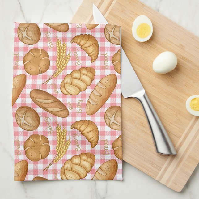 Bread Baker  Kitchen Towel (Quarter Fold)