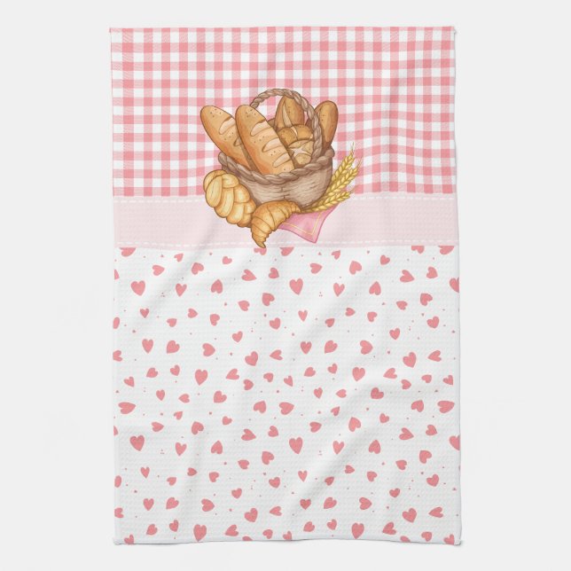 Bread Baker  Kitchen Towel (Vertical)