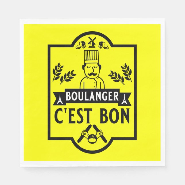 Bread Baker Napkins (Front)