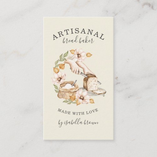 Bread Bakery Baker Business Card