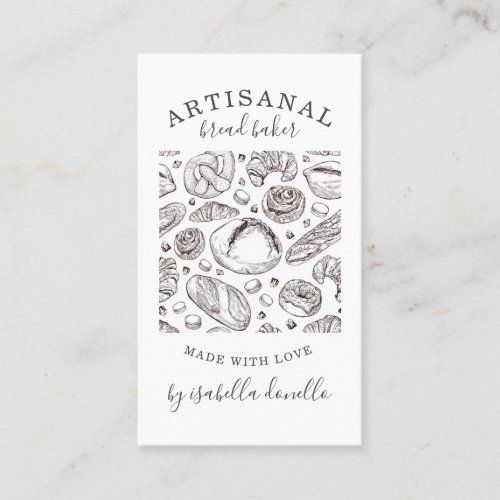 Bread Bakery Baker Business Card