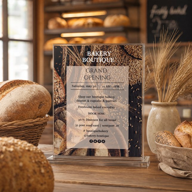 Bread Bakery Boutique Opening Flyer (Bread Bakery Boutique Opening Flyer)