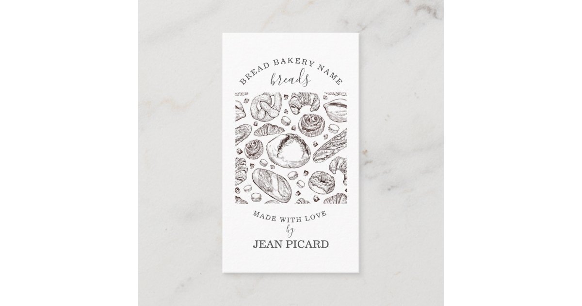 Bread Bakery Business Card Zazzle