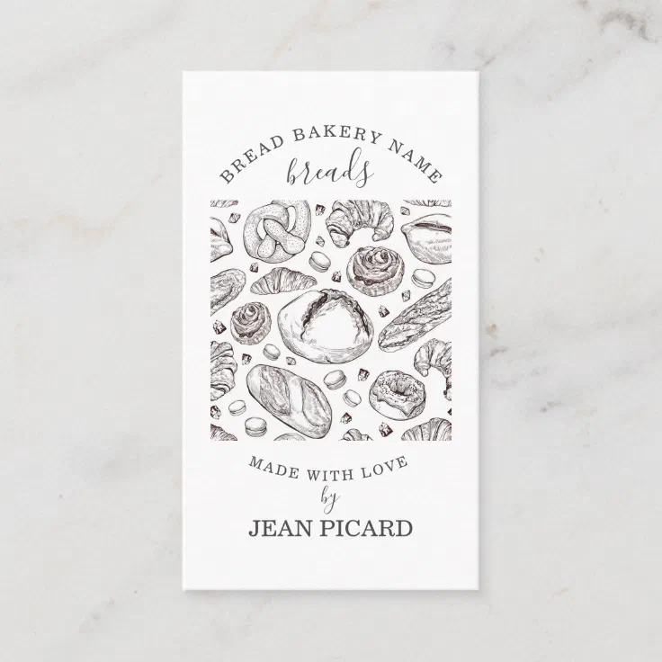 Bread Bakery Business Card Zazzle