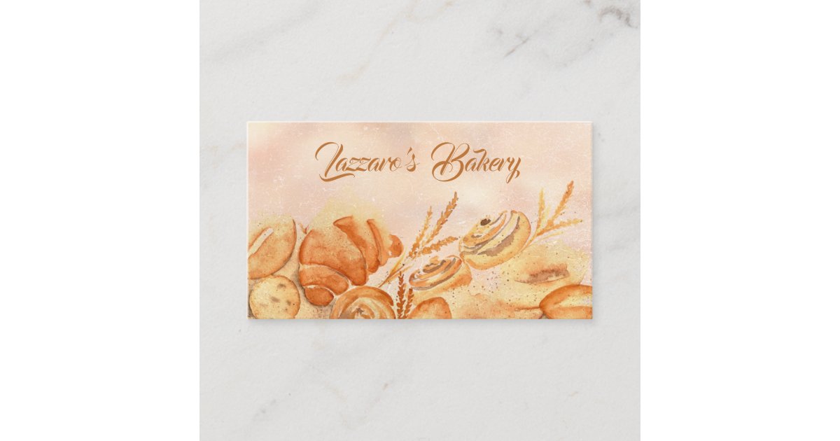 Bread Bakery Business Card Zazzle