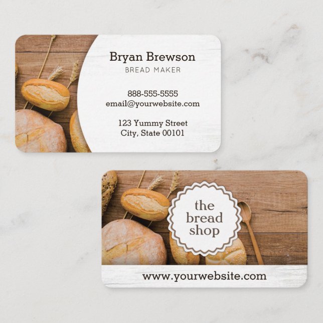 Bread Bakery Business Card (Front/Back)