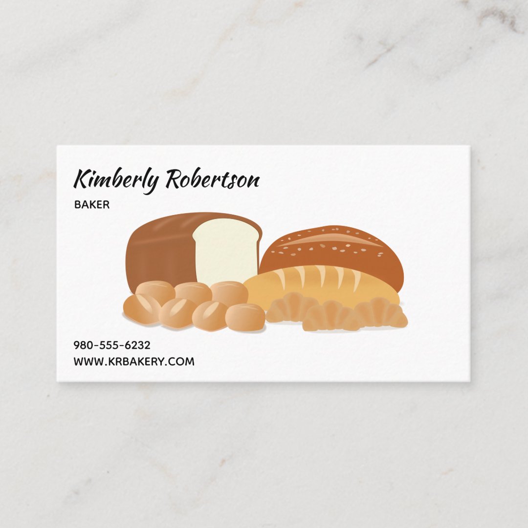 Bread Bakery Business Card Zazzle