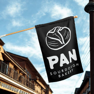 Bread Bakery Sourdough CUSTOM Hand-drawn House Flag