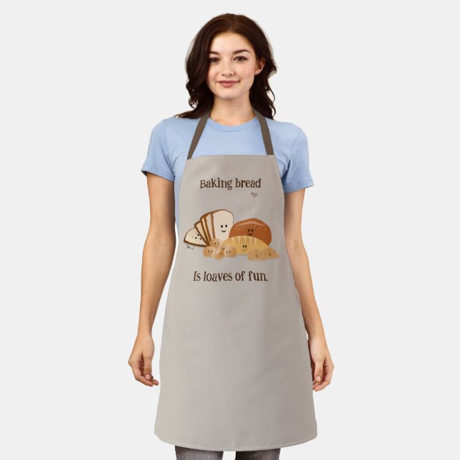 Bread Baking Love Apron (Worn)