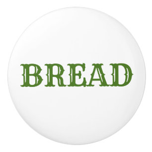 Bread Box or Drawer Vintage Style Ceramic Pull