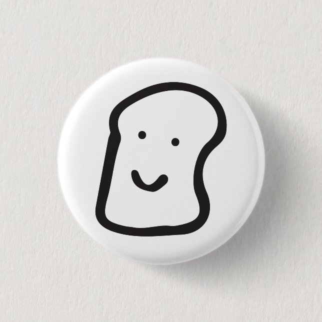 bread club badge pinback button (Front)