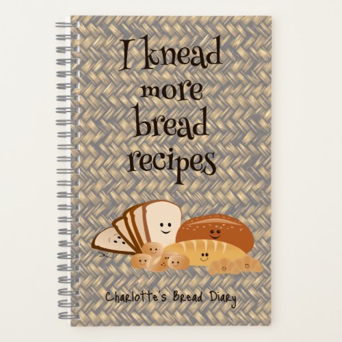 Bread Diary Spiral Notebook