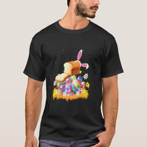 Bread Food   Easter Egg Funny Bread Easter Sunday  T_Shirt
