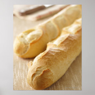 Bread, french stick poster