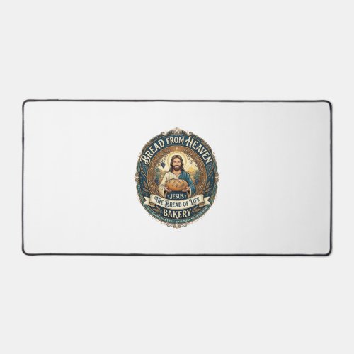 Bread From Heaven Jesus Bread Life Bakery Christia Desk Mat