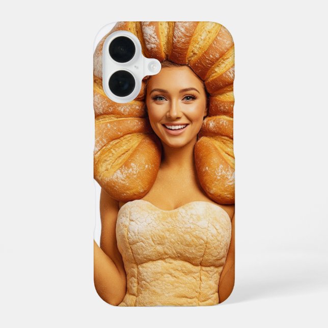 Bread Head High Fashion Loaf Model Iphone Case (Back)