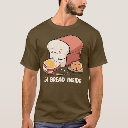 Bread Inside Gluten Lover by Tobe Fonseca T_Shirt