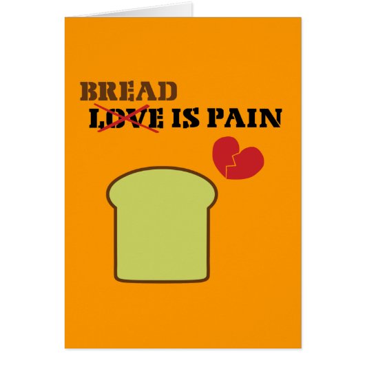 Bread Is Pain Cards (Front)