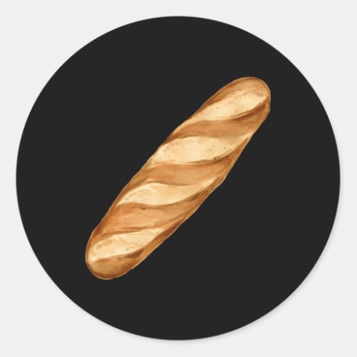 Bread Loaf Baker Classic Round Sticker