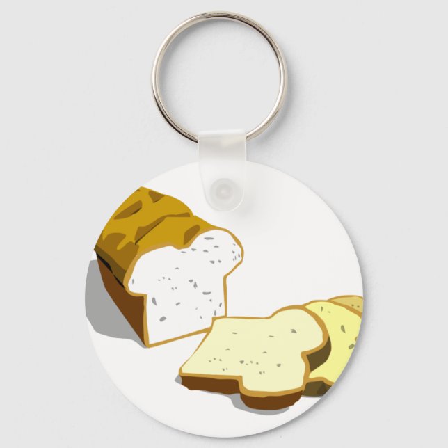 Bread loaf keychain (Front)