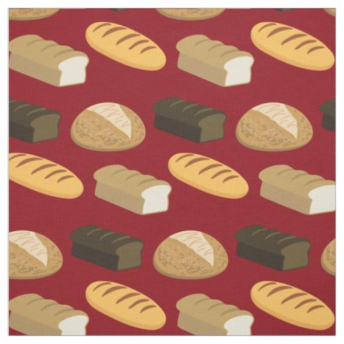 Bread Loaves Loaf Bakery Cafe Fabric