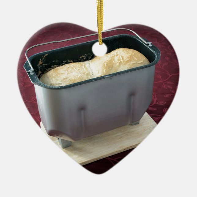 Bread maker ceramic ornament (Front)