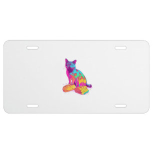 Bread Meowphosis � Glitchy Funny Cat Meme License Plate