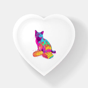 Bread Meowphosis � Glitchy Funny Cat Meme Paperweight