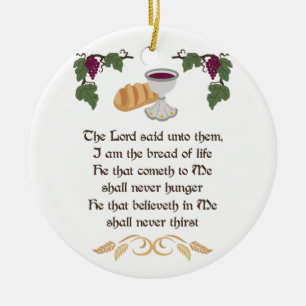 Bread of Life Ceramic Ornament