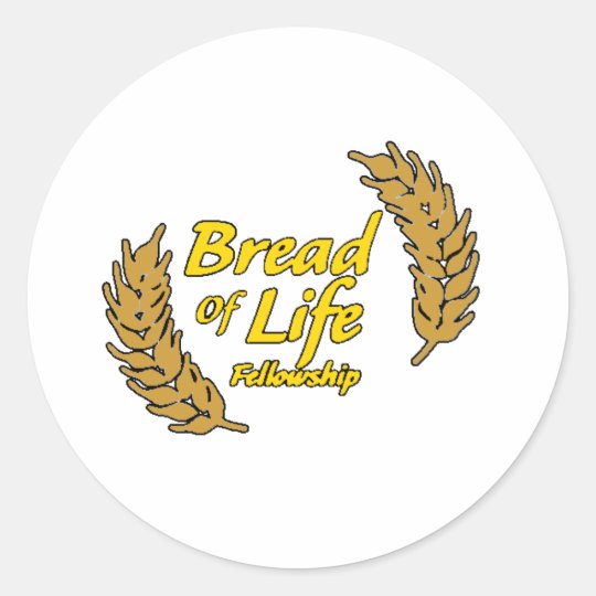 Bread Of Life Fellowship Classic Round Sticker