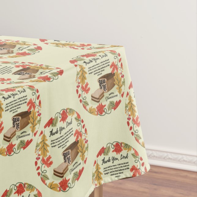 BREAD OF LIFE Happy Thanksgiving Tablecloth (In Situ)