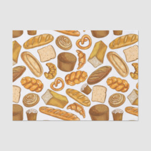 Bread, Pastry Baker and Bakery  Tissue Paper