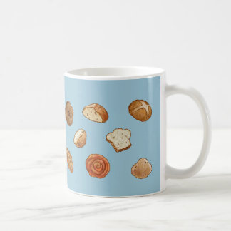 Bread & pastry pattern mug - customizable