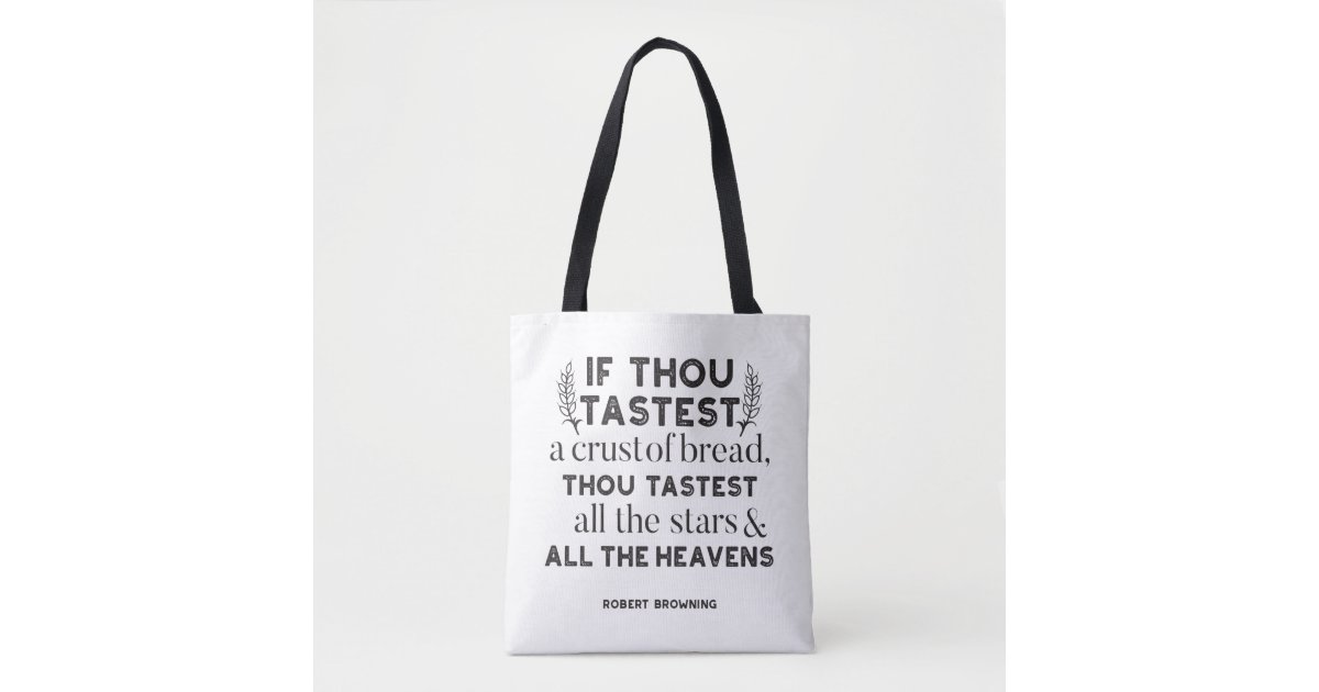 Quote Pouch in Black / White