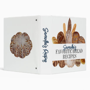 Bread Recipe 3 Ring Binder