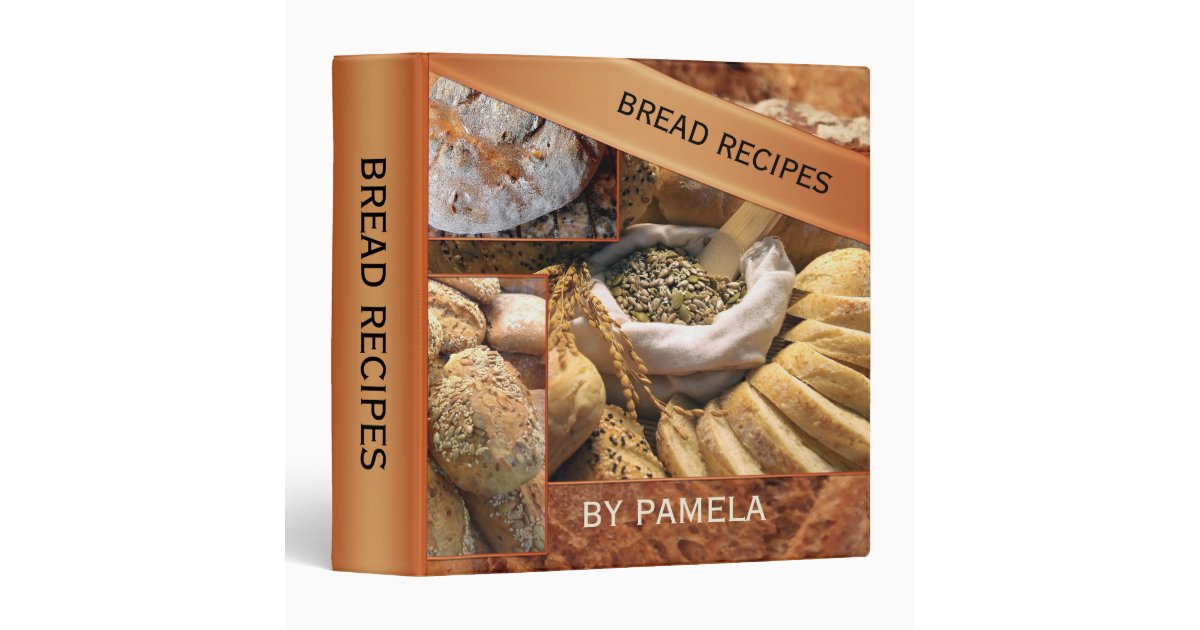 Bread Recipe Binder | Zazzle.com