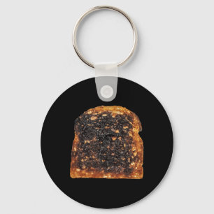 Bread Toast Burnt Matching Halloween Costume Keychain