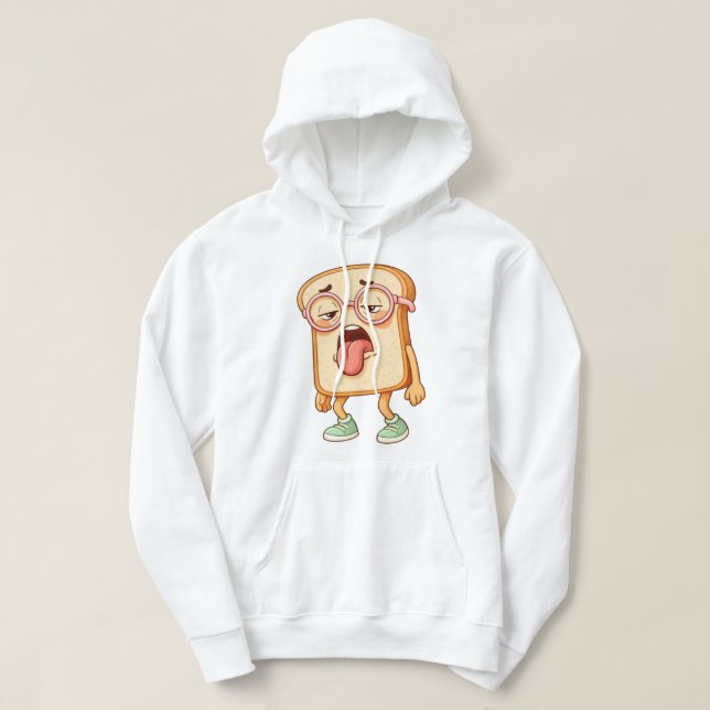Bread Tony Tired Mood – Funny Bread T-Shirt Hoodie (Design Front)