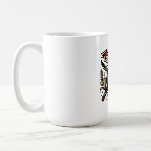 Bread Winner Sourdough Tattoo Flash Funny Baker  Coffee Mug