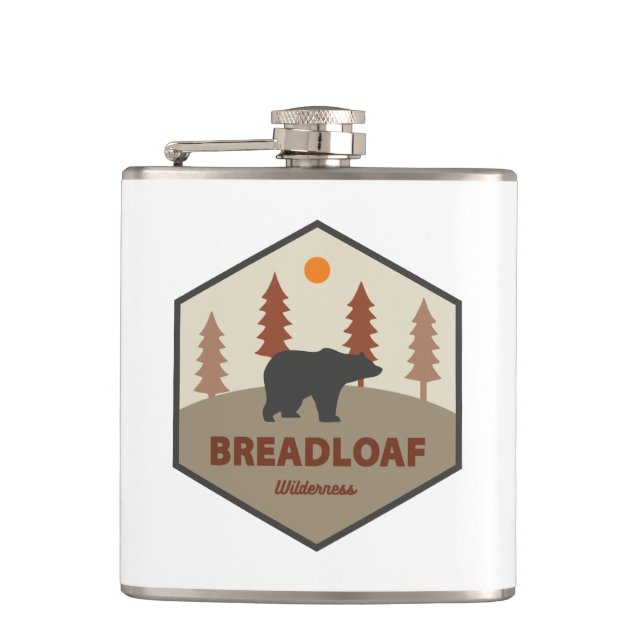 Breadloaf Wilderness Vermont Bear Flask (Front)