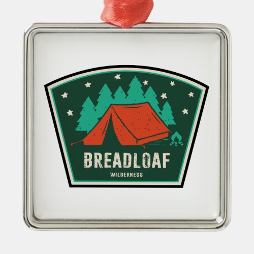 Breadloaf Wilderness Vermont Camping Metal Ornament