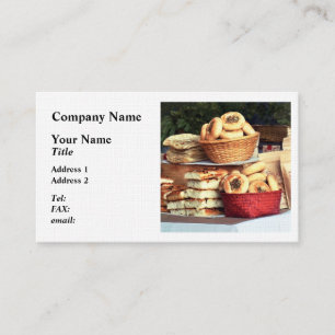 Breads at Farmer's Market Business Card