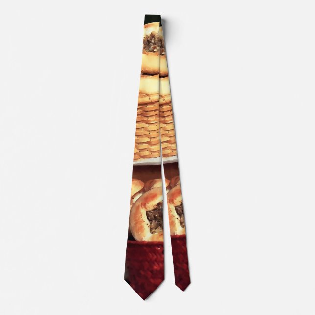 Breads at Farmer's Market Neck Tie (Front)