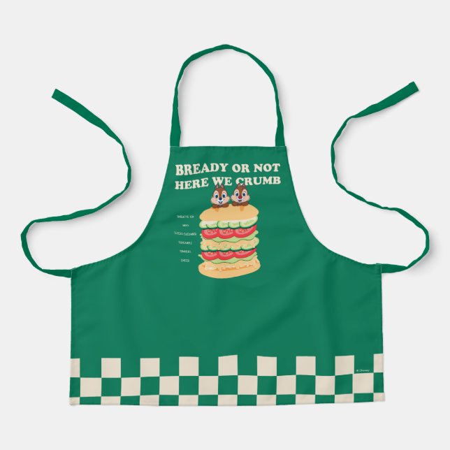 Bready or Not Here We Crumb Apron (Front)