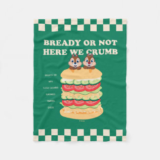 Bready or Not Here We Crumb Fleece Blanket